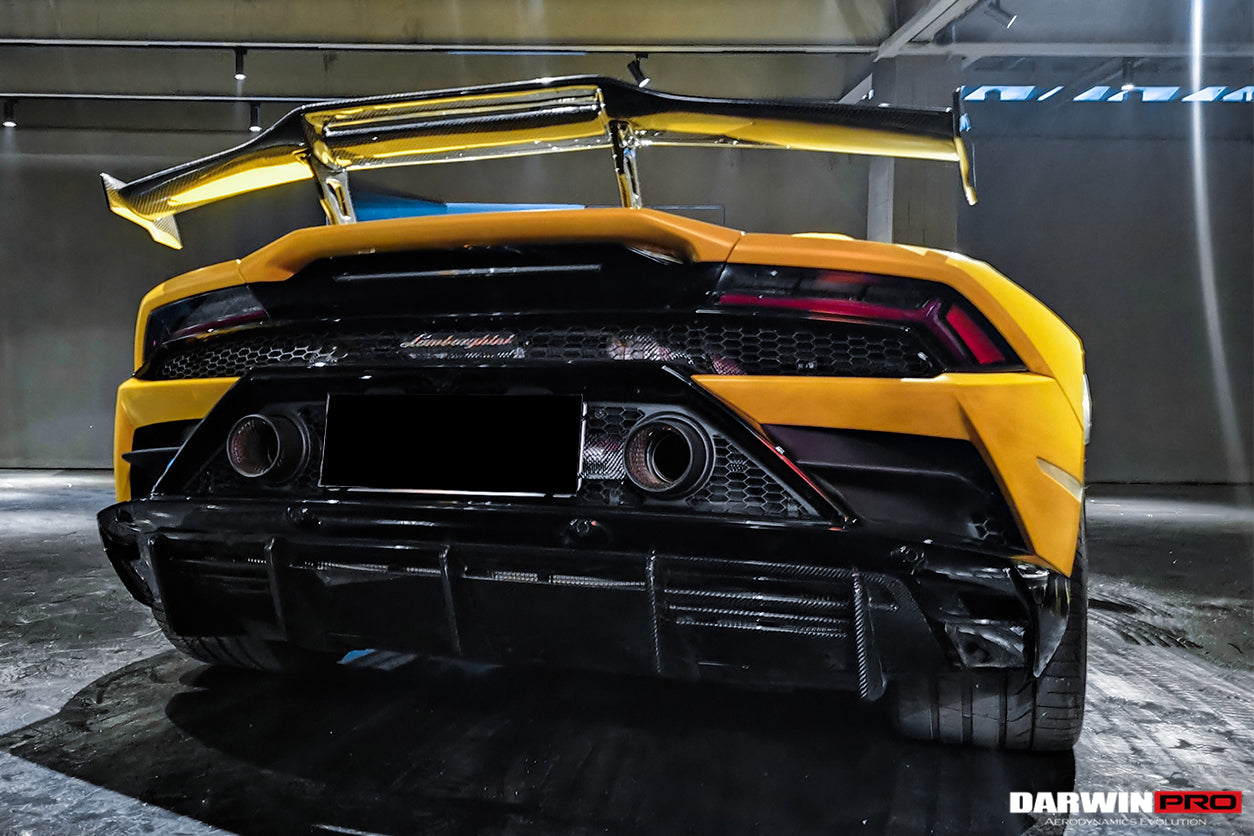 2019-2022 Lamborghini Huracan EVO OD Style Dry Carbon Rear Diffuser - DarwinPRO Aerodynamics