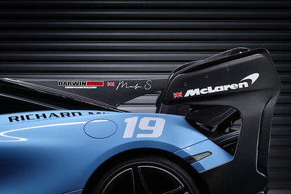 2017-2022 McLaren 720s Se²GTR Style Trunk Wing w/ Side Caps - DarwinPRO Aerodynamics