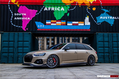 2017-2022 Audi RS4 B9 BKSS Style Side Skirts Under Board - DarwinPRO Aerodynamics