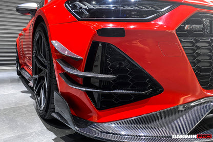 2019-2023 Audi RS6 Avant C8 IMP Performance Front Canards - DarwinPRO Aerodynamics