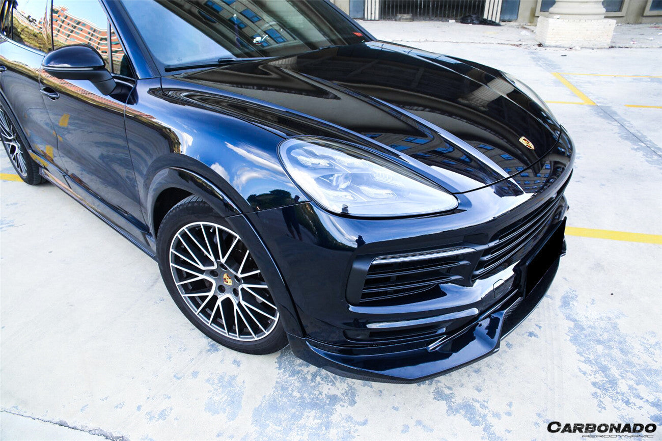 2019-2022 Porsche 959.1 Cayenne S/E-Hybrid OD Style Front Lip - Carbonado
