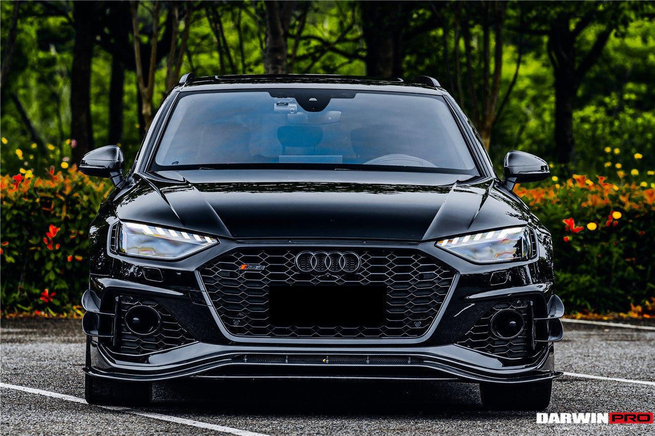 2020-2022 Audi RS4 B9.5 BKSS Style Carbon Fiber Front Lip - DarwinPRO Aerodynamics