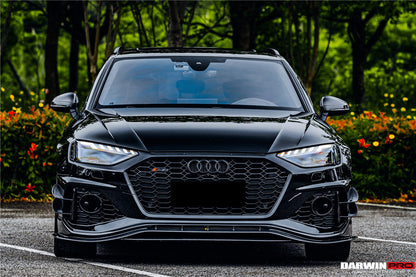 2020-2022 Audi RS4 B9.5 BKSS Style Carbon Fiber Front Lip - DarwinPRO Aerodynamics