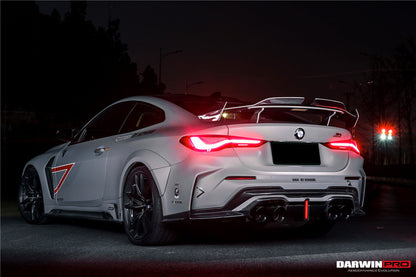 2021-UP BMW M4 G82/4 Series G22 BKSSII Style Carbon Fiber Trunk Spoiler - DarwinPRO Aerodynamics