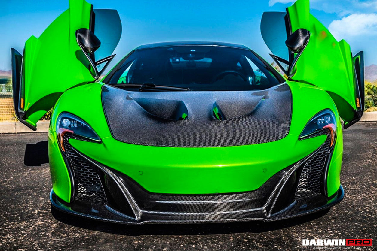 2014-2017 McLaren 650s Carbon Fiber Front Lip - DarwinPRO Aerodynamics