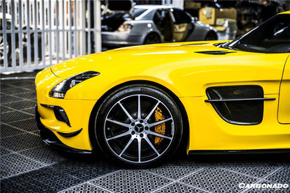 2010-2015 Mercedes Benz W197 SLS AMG BKSS Style Side Skirts & Fender - Carbonado