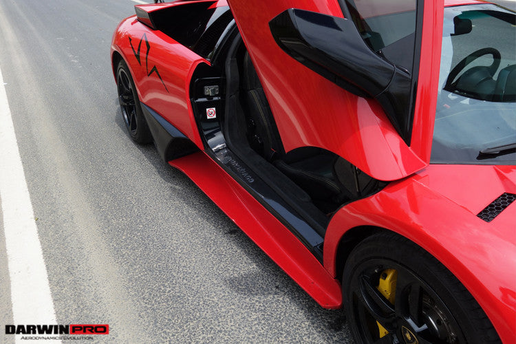 2001-2010 Lamborghini Murcielago SV Style Side Skirts - DarwinPRO Aerodynamics