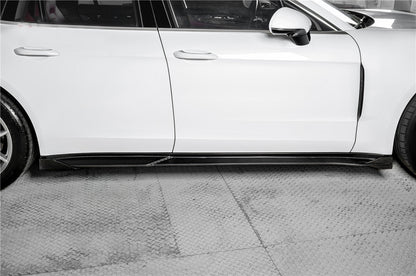 2017-2023 Porsche Panamera 971 KDA Style Autoclave Carbon Fiber Side Skirts