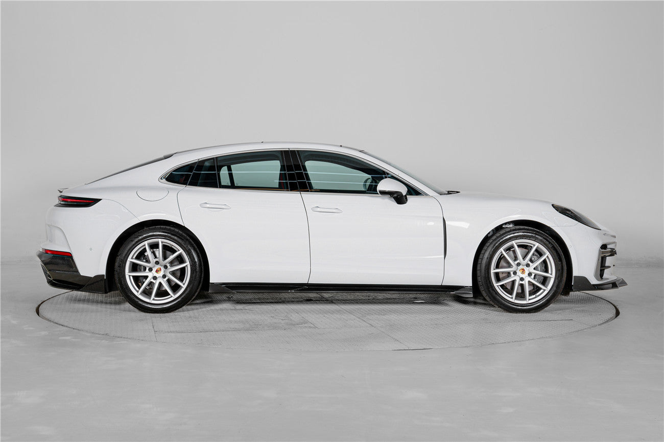 2024-2026 Porsche Panamera 976 KDA Style Autoclave Carbon Fiber Side Skirts | Fits S, E-Hybrid, Sport Turismo, Turbo, Turbo s, GTS, Turbo E-Hybrid, Turbo s E-Hybrid