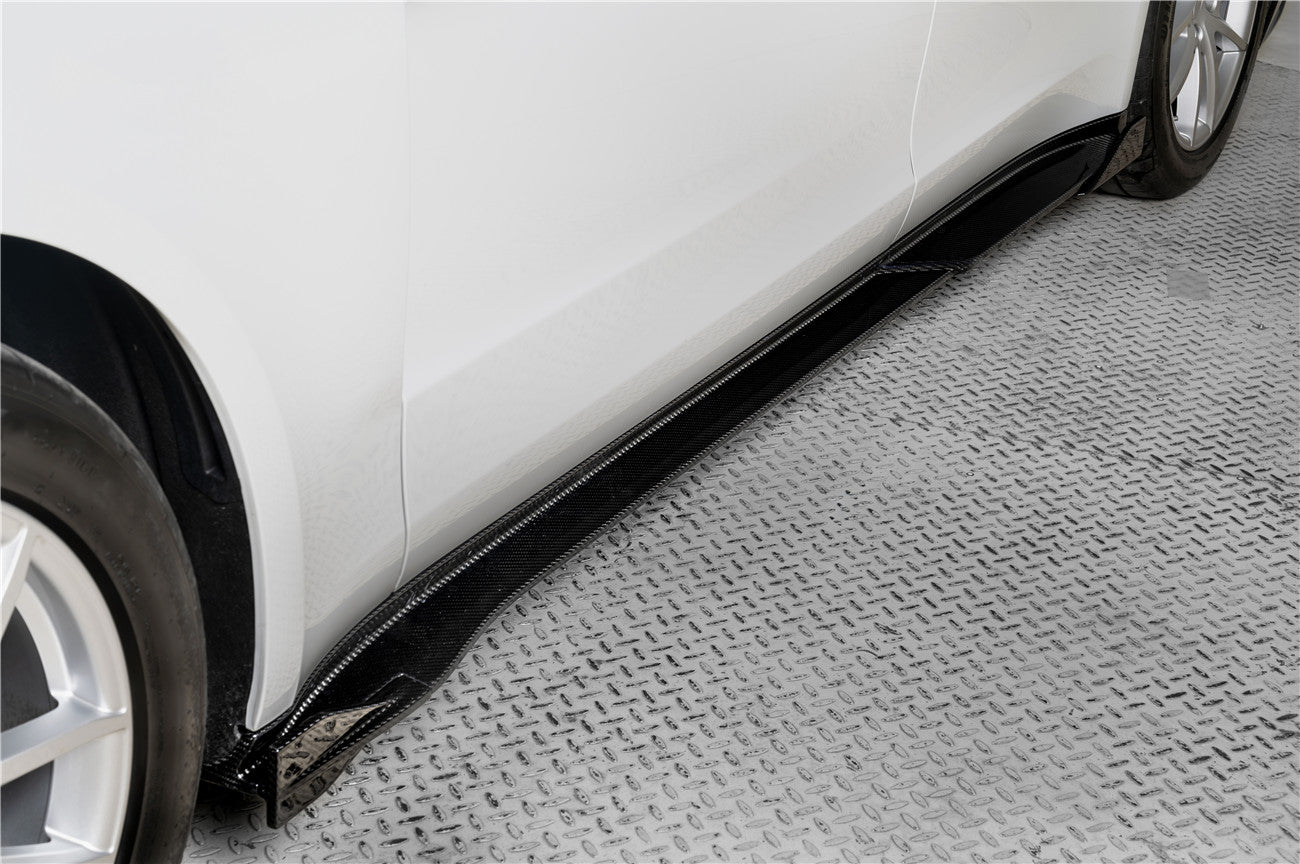 2017-2023 Porsche Panamera 971 KDA Style Autoclave Carbon Fiber Side Skirts