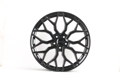 E028 Gloss Black 20x8.5 ET35 5x112 – (Square Set of 4)