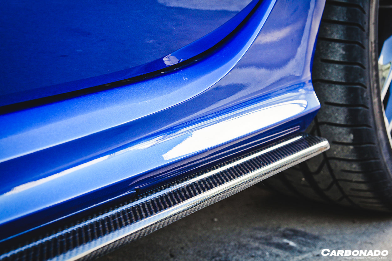 2013-2018 Audi RS6 Avant MN Style Carbon Fiber Side Skirts - Carbonado