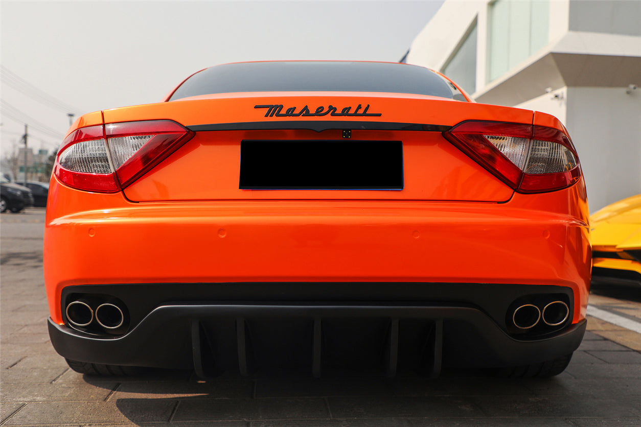2008-2013 Maserati GranTurismo MC Style Carbon Fiber Rear Diffuser - Carbonado