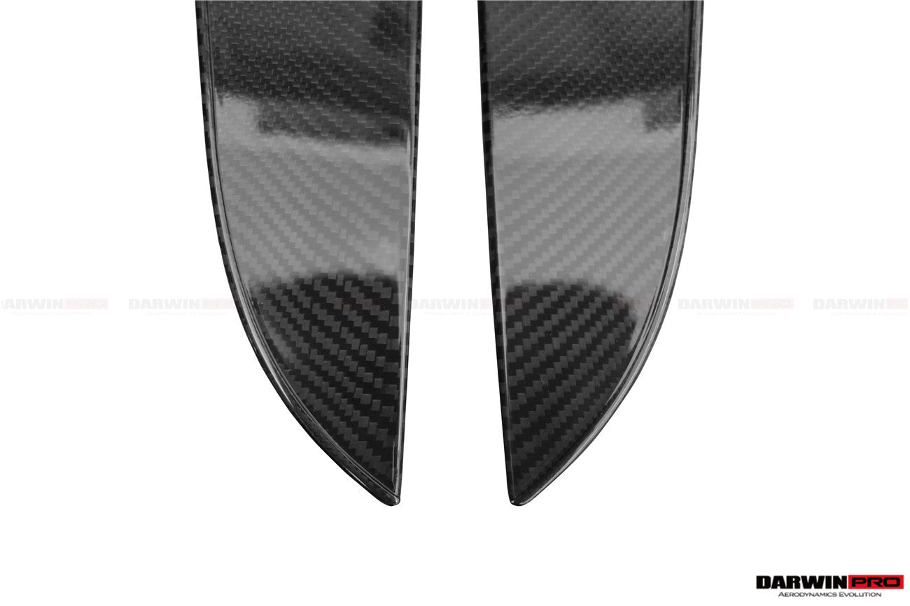 2015-2021 Mercedes Benz W205 C63/S AMG Sedan Carbon Fiber Interior Door Panel Trim Cover Strip - DarwinPRO Aerodynamics