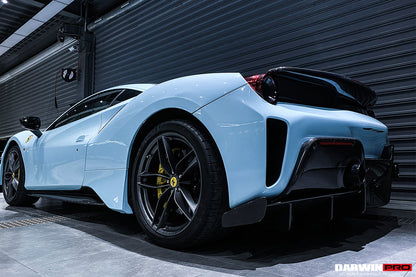 2015-2020 Ferrari 488 GTB/Spyder Pista Style Side Skirts - DarwinPRO Aerodynamics