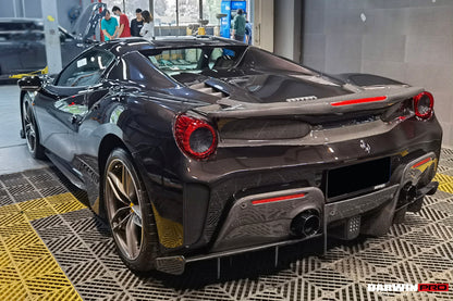 2015-2020 Ferrari 488 Spyder Pista Style Rear Bumper & Wing - DarwinPRO Aerodynamics