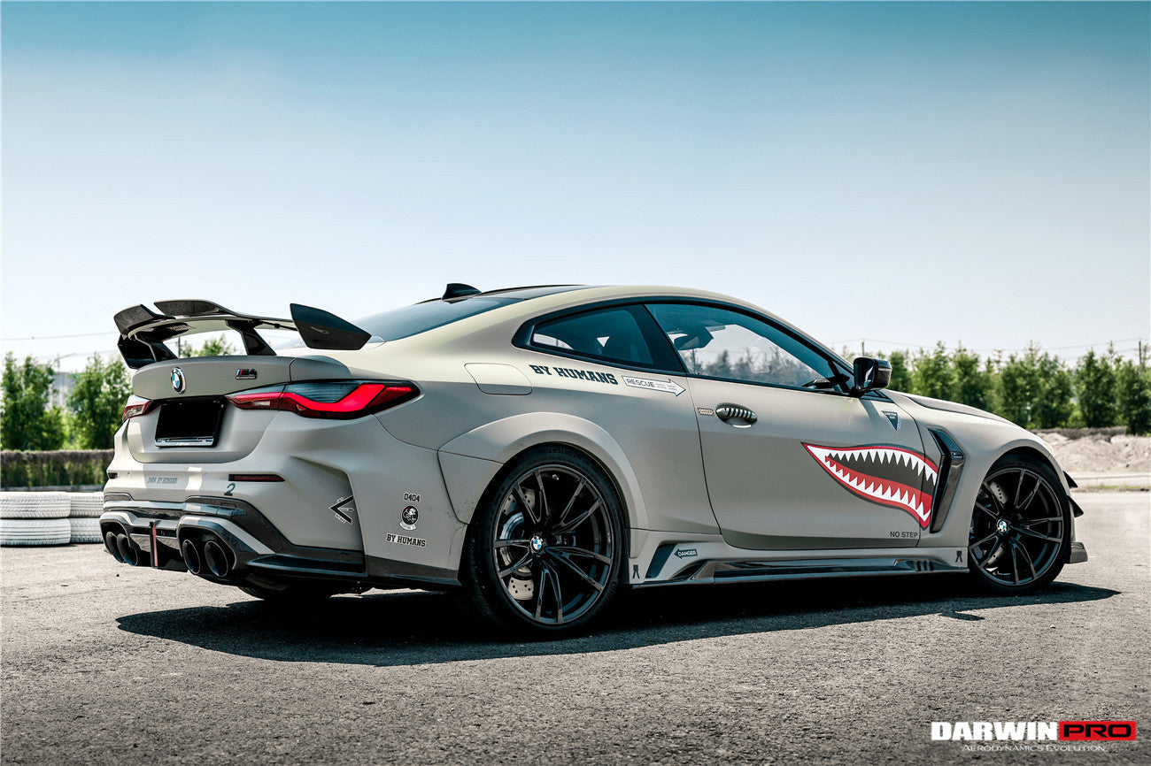 2021-UP BMW M4 G82/4 Series G22 BKSSII Style Carbon Fiber Trunk Spoiler - DarwinPRO Aerodynamics