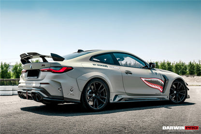 2021-UP BMW M4 G82/G83 BKSSII Style Rear Bumper - DarwinPRO Aerodynamics