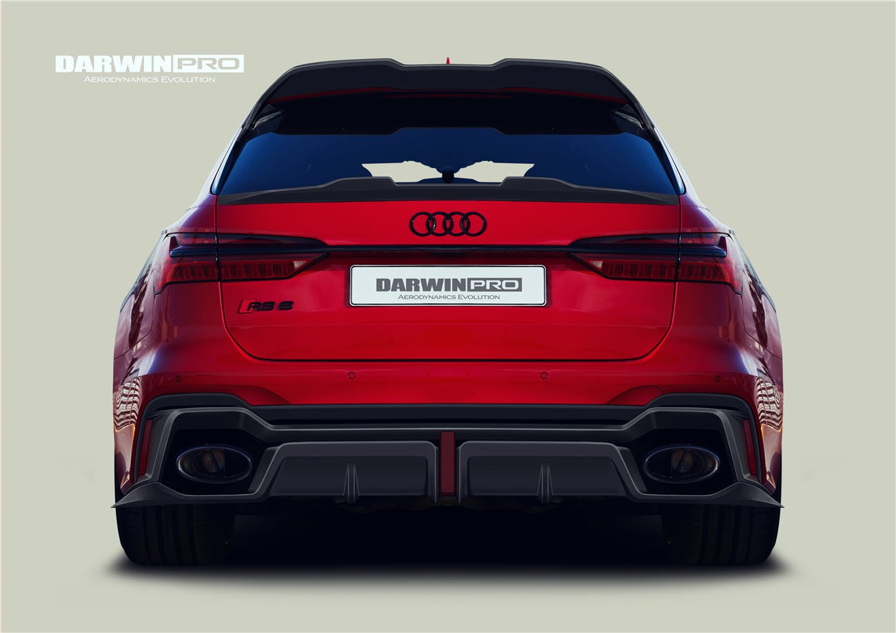 2019-2022 Audi RS6 Avant C8 BKSS Style Rear Diffuser - DarwinPRO Aerodynamics