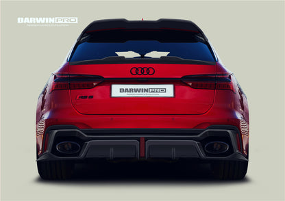 2019-2022 Audi RS6 Avant C8 BKSS Style Rear Diffuser - DarwinPRO Aerodynamics