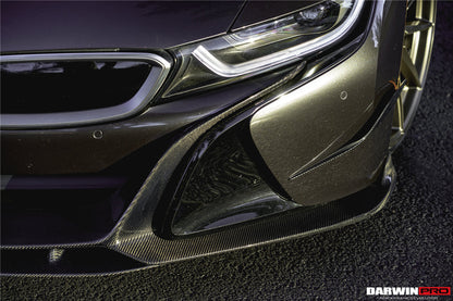 2014-2018 BMW i8 BZK Carbon Fiber Front Canards - DarwinPRO Aerodynamics