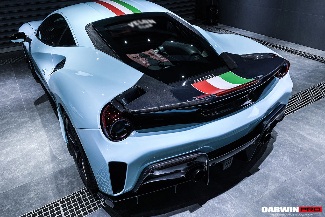 2015-2020 Ferrari 488 GTB/Spyder Pista Style Auto Full Body Kit - DarwinPRO Aerodynamics