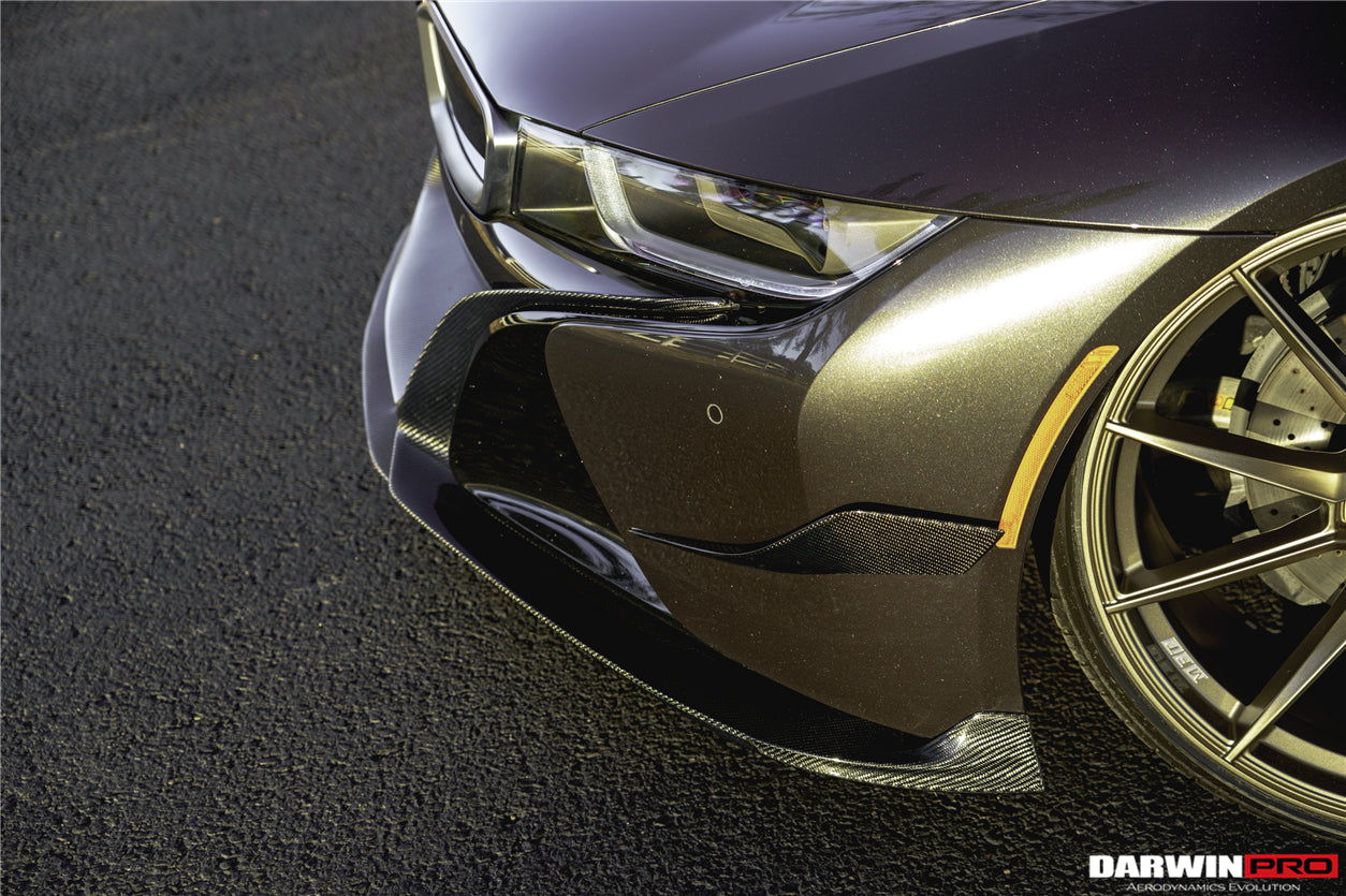 2014-2018 BMW i8 BZK Carbon Fiber Front Canards - DarwinPRO Aerodynamics