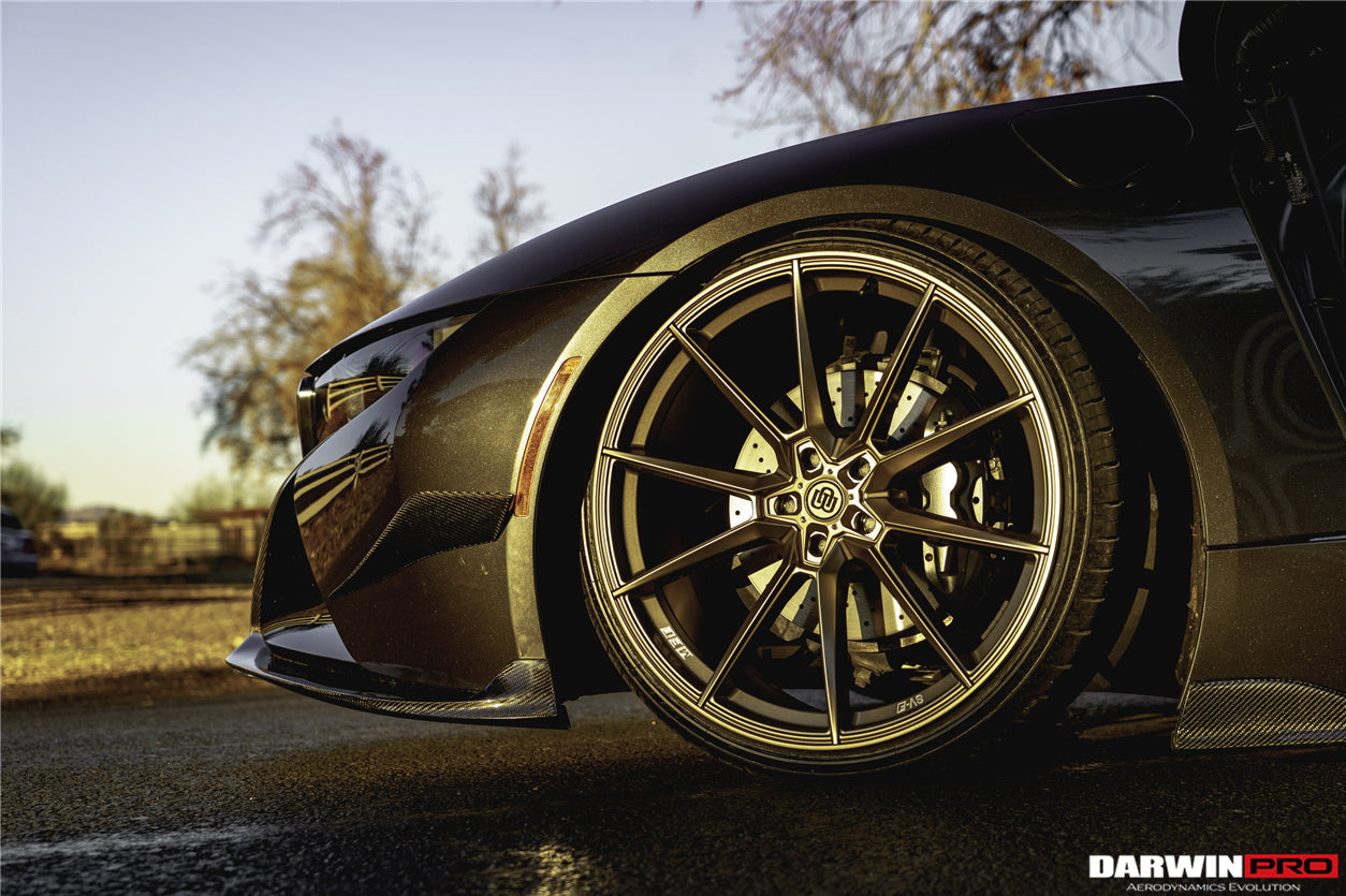 2014-2018 BMW i8 BZK Carbon Fiber Front Canards - DarwinPRO Aerodynamics