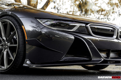 2014-2018 BMW i8 BZK Carbon Fiber Front Canards - DarwinPRO Aerodynamics