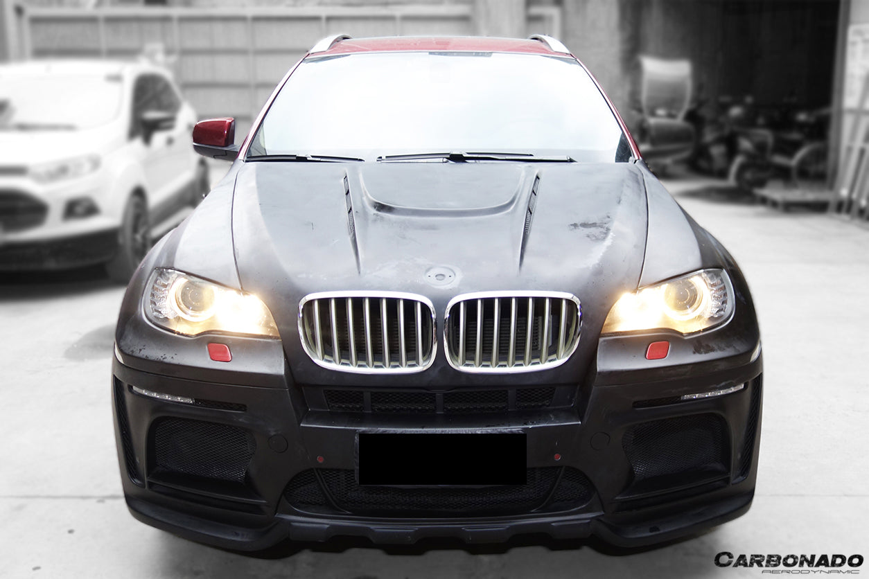 2009-2014 BMW E71 X6 HM-II Style Auto Full Wide Body Kit - Carbonado