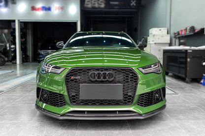 2013-2018 Audi RS6 Avant Carbon Fiber Carbon Fiber Front Lip - DarwinPRO Aerodynamics
