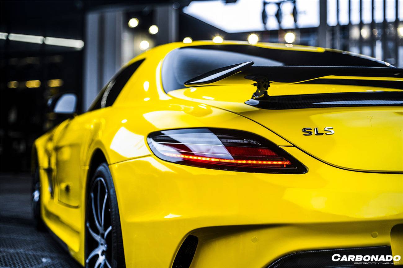 2010-2015 Mercedes Benz W197 SLS AMG BKSS Style Carbon Fiber Trunk Spoiler - Carbonado