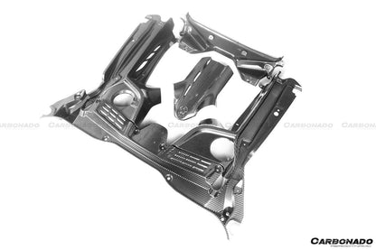 2020-UP Maserati MC20 Dry Carbon Fiber Engine Bay Room Interior - Carbonado
