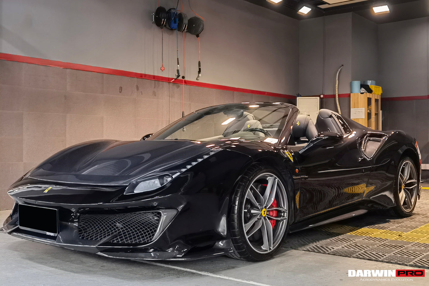2015-2020 Ferrari 488 GTB/Spyder Pista Style Side Skirts - DarwinPRO Aerodynamics