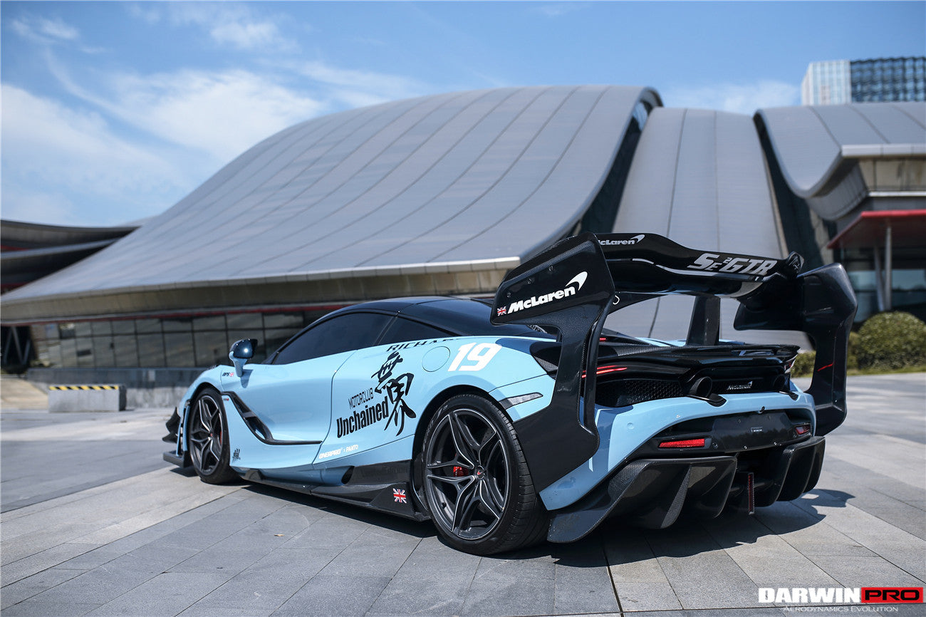 2017-2021 McLaren 720s Se²NWBII Style Carbon Fiber Rear Diffuser - DarwinPRO Aerodynamics