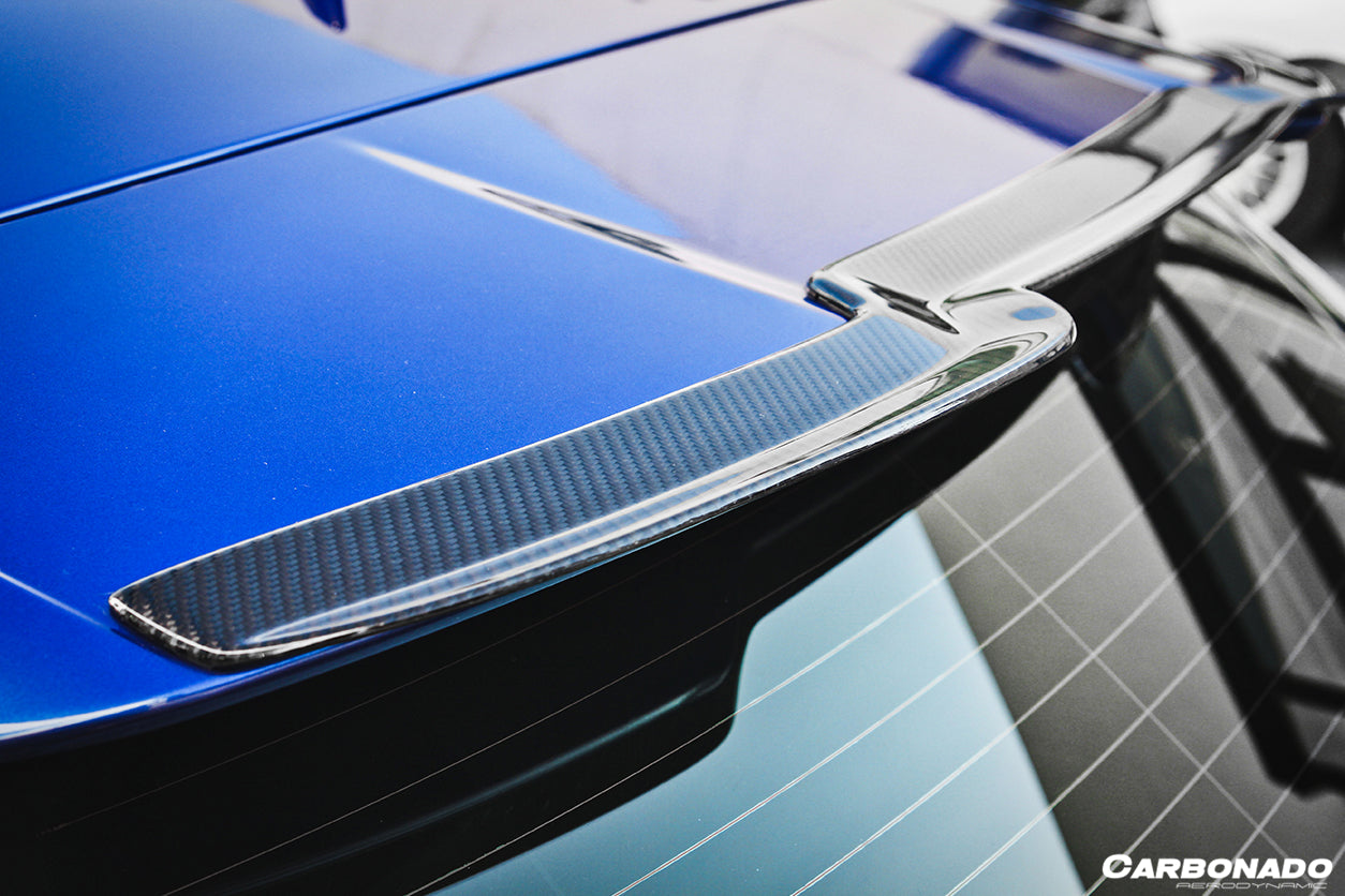 2013-2018 Audi RS6 Avant MN Style Carbon Fiber Roof Spoiler - Carbonado