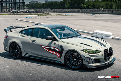 2021-UP BMW M4 G82/4 Series G22 BKSSII Style Carbon Fiber Trunk Spoiler - DarwinPRO Aerodynamics