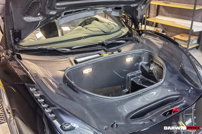 2015-2020 Ferrari 488 GTB/Spyder Pista Style Front Bumper Set W/Hood - DarwinPRO Aerodynamics