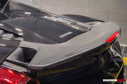 2015-2020 Ferrari 488 Spyder Pista Style Rear Bumper & Wing - DarwinPRO Aerodynamics