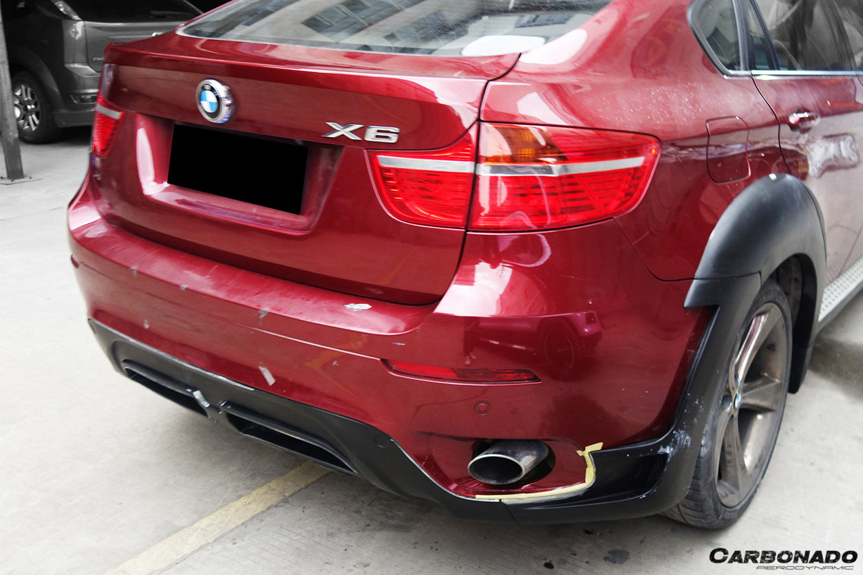 2009-2014 BMW E71 X6 HM-II Style Auto Full Wide Body Kit - Carbonado