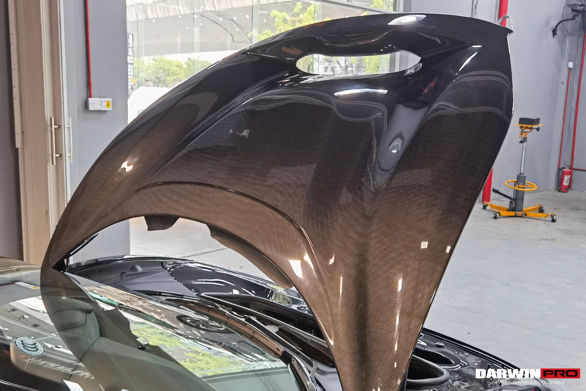 2015-2020 Ferrari 488 GTB/Spyder Pista Style Front Bumper Set W/Hood - DarwinPRO Aerodynamics