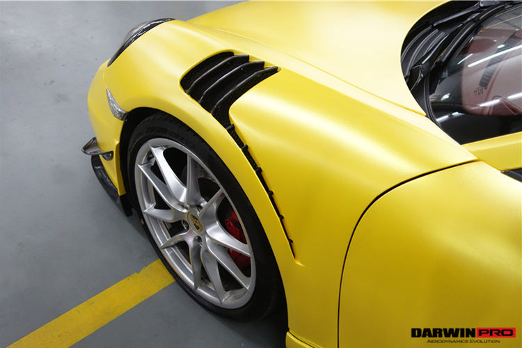 2012-2015 Porsche 911 991.1 Carrera/Targa S/4/4S GT3RS Style Partial Carbon Fiber Fender - DarwinPRO Aerodynamics