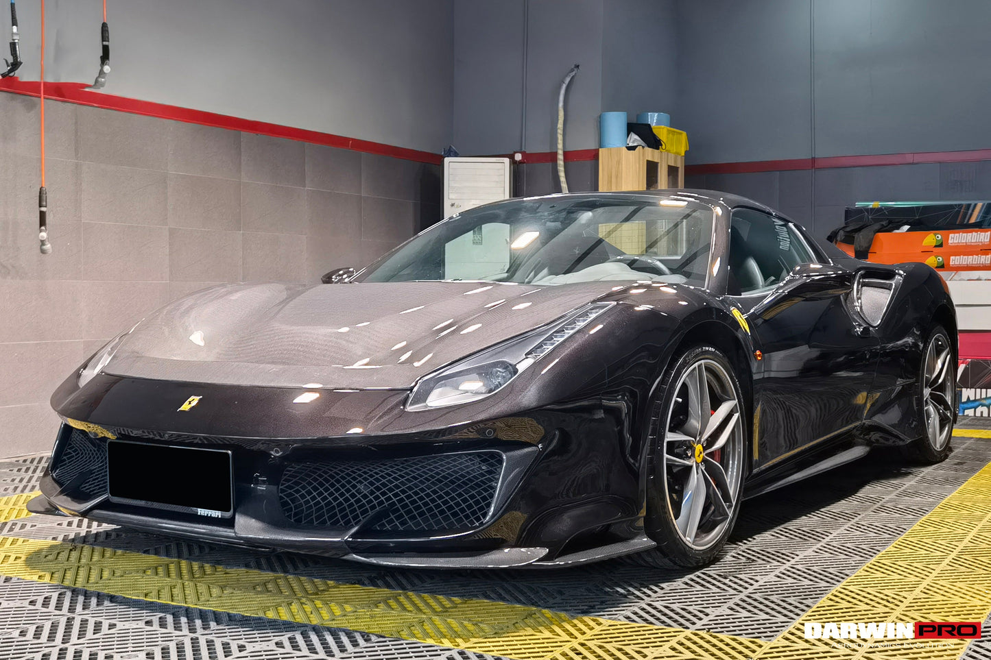 2015-2020 Ferrari 488 GTB/Spyder Pista Style Side Skirts - DarwinPRO Aerodynamics