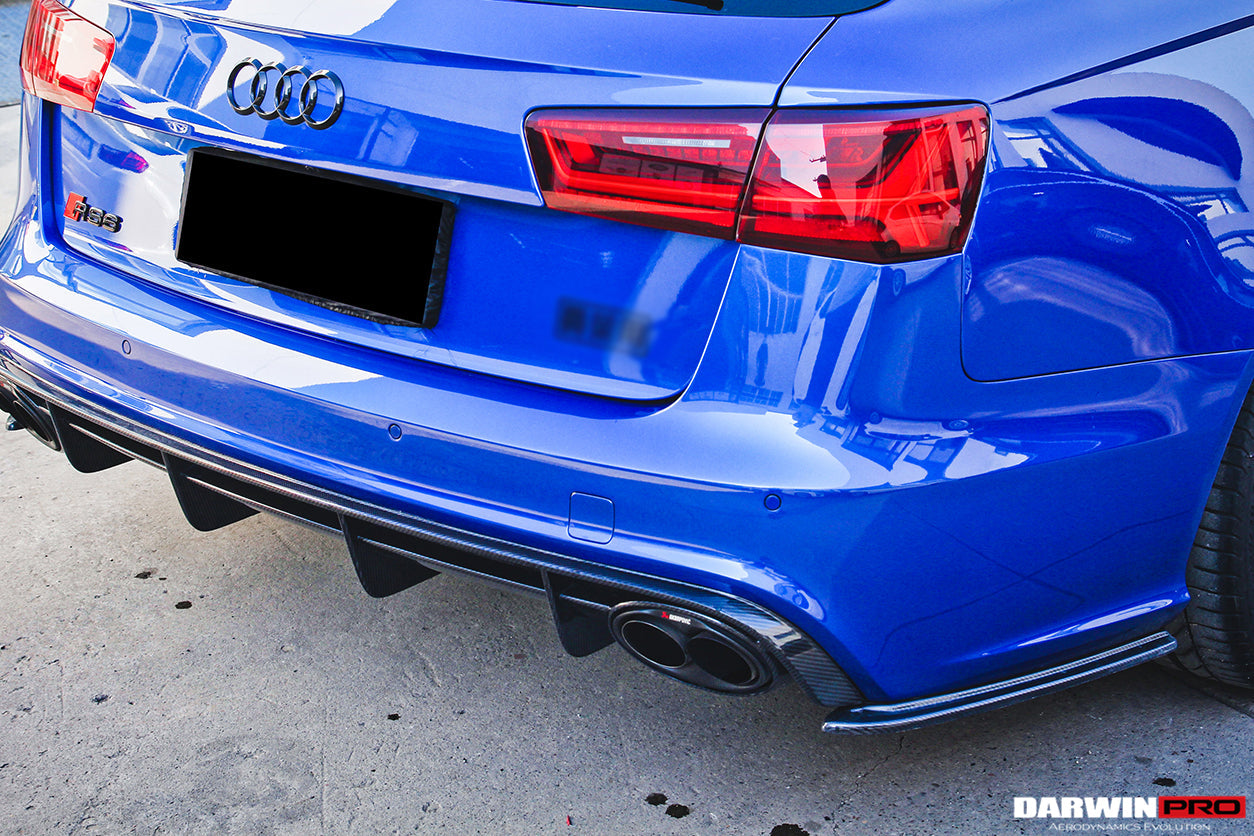 2013-2018 Audi RS6 Avant Carbon Fiber Rear Lip - DarwinPRO Aerodynamics