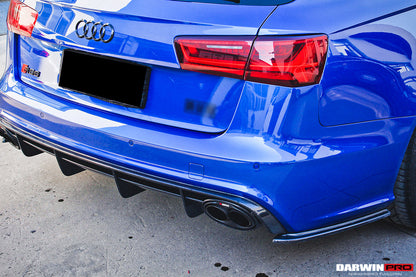 2013-2018 Audi RS6 Avant Carbon Fiber Rear Lip - DarwinPRO Aerodynamics
