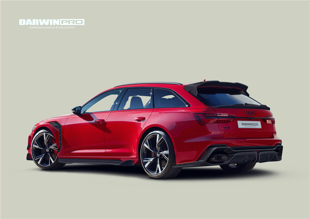 2019-2022 Audi RS6 Avant C8 BKSS Style Rear Diffuser - DarwinPRO Aerodynamics