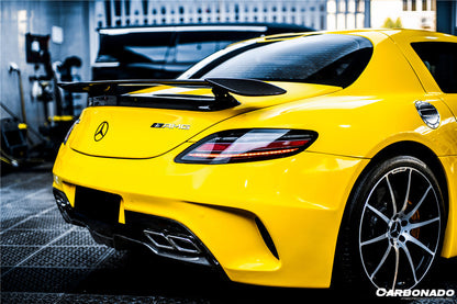 2010-2015 Mercedes Benz W197 SLS AMG BKSS Style Carbon Fiber Trunk Spoiler - Carbonado Aero