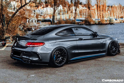 2015-2021 Mercedes Benz C-Class W205 Coupe PS Style Trunk Spoiler - Carbonado