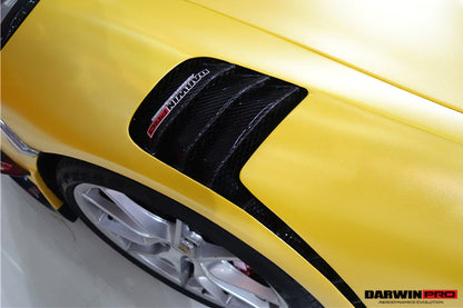 2012-2015 Porsche 911 991.1 Carrera/Targa S/4/4S GT3RS Style Partial Carbon Fiber Fender - DarwinPRO Aerodynamics