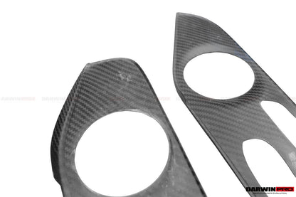 2015-2021 Mercedes Benz W205 C63/S AMG Sedan Carbon Fiber Interior Door Panel Trim Cover Strip - DarwinPRO Aerodynamics